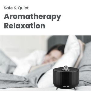 USB Flame Light Humidifier 300ml Ultrasonic Aroma <b>Diffuser</b> RGB LED Low Noise Auto Shut Off Bedroom - Product Image 4