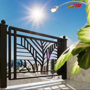Barandillas de Hierro Forjado Personalizadas y Elegantes Diseños de Pasamanos para Balcones de Villas de Lujo: Calidad Premium y Selección a Precio de Fábrica - Product Image 5
