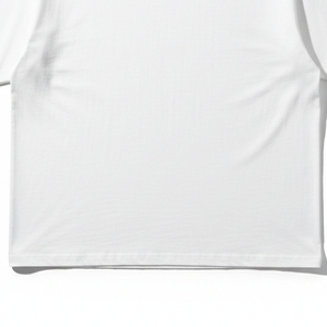 T-shirt Oversize Écologique Homme Personnalisable Streetwear Coton Lourd Uni Épaules Tombantes - Product Image 2