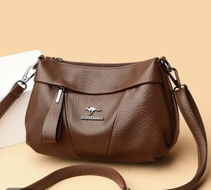 GUINNESSROO Bolso Bandolera de Moda para Mujer en PU con Patrón de Lichee, Cierre de Cremallera, Correa Única, para Uso Diario en Todas las Estaciones - Product Image 1