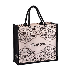 Sac de plage en jute artisanal de qualité supérieure, confectionné avec des coutures fines pour une résistance et une durabilité accrues - Product Image 1