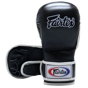 ถุงมือ MMA ยี่ห้อ Fairtex รุ่น Professional สำหรับขายส่งจากโรงงาน ผลิตจากหนังแท้ รับสกรีนโลโก้ สำหรับทุกเพศ ถุงมือ Fairtex Shooter - Product Image 2