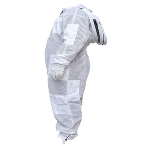 Pink Beekeeper White Nylon High Quality Beekeeper Protective <b>Suit</b> with Veil Full Body Coverage Casual Workwear Four Seasons Use - Product Image 2