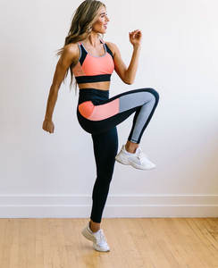 Soft Fabric Workout Fitness Gym Trouser High-rise Sport <b>Leggings</b> Seamless Stretchy Lifting Spandex / Nylon <b>Leggings</b> Yoga Pants - Product Image 2