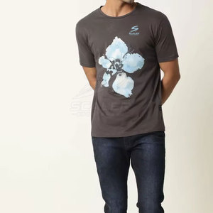 T-shirt décontracté pour homme en coton 100% de haute qualité, tissu doux, coupe confortable, imprimé personnalisé sur le devant, écologique, respirant, séchage rapide, idéal pour l'été - Product Image 5