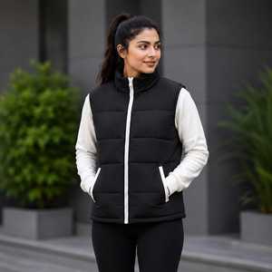 Gilet d'hiver matelassé unisexe, veste sans manches légère et chaude, veste décontractée pour l'extérieur - Product Image 6