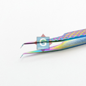 Pinzas de Acero Inoxidable Reutilizables Multicolores para Extensión de Pestañas, Personalizadas - Product Image 3