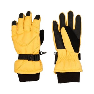 Gants de ski d'hiver pour hommes et femmes avec sangle de poignet, gants de football de sécurité pour sports de plein air en cuir - Product Image 4