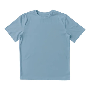 INDEX Men's Khaki Short Sleeve T-Shirt O-Neck Regular Fit Casual Knitted Solid Color - Product Image 3