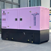 Generadores Diésel Silenciosos de Alta Potencia de 30/40/50/60/70/80KVA, 220/380V, 4 Tiempos, Generador de Energía de Reserva Industrial, Tanque de Combustible Personalizado