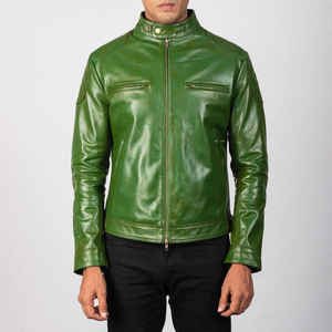 Veste pour homme en cuir PU, moderne, élégante, légère, décontractée, tenue tendance, vêtement d'extérieur durable, fournisseur en gros - Product Image 5