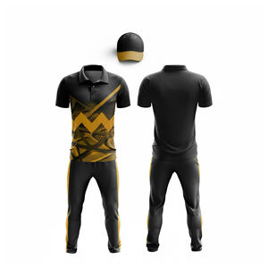 Tenue de cricket entièrement sublimée, vêtements de sport |   Tenue complète d'équipe de cricket pour hommes, femmes et jeunes : polo et pantalon - Product Image 1