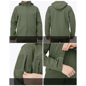Chaqueta Táctica para Hombre - Chaqueta de Invierno Impermeable con Forro Polar y Múltiples Bolsillos para Esquí - Product Image 4