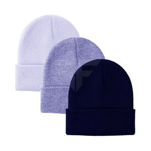 Manufacturer Customized Designer Embroidered Running Winter Knit Unisex Hats Knitted Blank Beanies Custom Logo Beach Travel 100% - Product Image 1