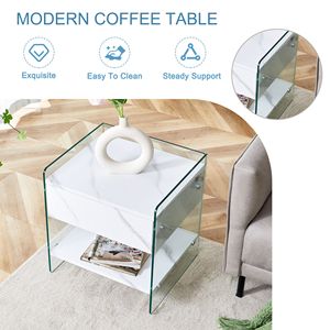 <b>Bedside</b> Table with Drawers Nightstands Product - Product Image 6