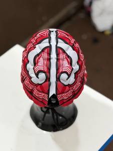 Protection de tête de rugby, couleur unie, tissu poly, design matelassé, 7 aérations, impression par sublimation personnalisée, casque de sport unisexe - Product Image 4