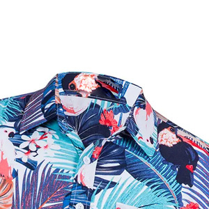Chemise boutonnée pour homme à imprimé floral, légère, style hawaïen, pour les vacances d'été, vente en gros, fournisseur d'exportation directe d'usine - Product Image 6