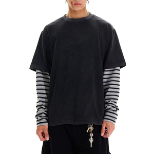 เสื้อยืดแขนยาวสองชั้นพิมพ์โลโก้ได้ตามต้องการ สำหรับเล่นกีฬากลางแจ้ง เสื้อยืดแขนยาวสองชั้นสำหรับผู้ชาย - Product Image 3