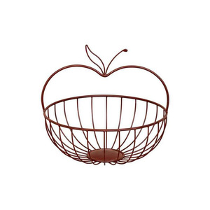 Designer Iron Wire Fruit Storage Basket with Sleek Structure for Minimalist Interiors - Product Image 5