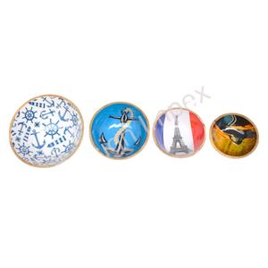 Productos Artesanales, Juegos de Tazones para Servir, Platos Decorativos Ecológicos, Tazones de Madera para Servir Alimentos a Precio Económico - Product Image 1