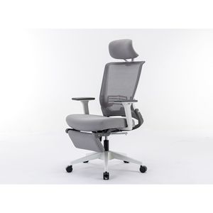 Sedia Ergonomica da Ufficio per Casa con Supporto Lombare Regolabile in Altezza, Poggiatesta e Braccioli Ribaltabili, Seduta di Alta Qualità - Product Image 4