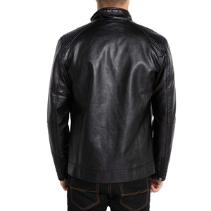 Custom <b>Leather</b> <b>Jacket</b> Manufacturer Genuine <b>Leather</b> Apparel for Men Fashion and Retail Businesses - Product Image 2