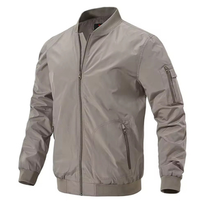 Chaqueta Bomber de Invierno para Hombre, Personalizada, de Poliéster, Corte Ajustado, Estilo Urbano, con Cierre, Ligera, Transpirable, Fabricante OEM - Product Image 1