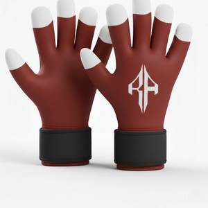 Gants de gardien de but unisexes de qualité supérieure, personnalisés, en matériau respirant, avec protection des doigts et du pouce en PU, RIVIAN ATLANTIC - Product Image 5