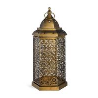 Lanterne marocaine conique suspendue, luminaire décoratif, couleur vert-jaune doré, motif complexe, décoration intérieure moderne, lanternes