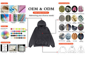 Heavyweight Women's Cotton Fleece <b>Mock</b> <b>Neck</b> Parke Sweatshirt Custom Chenille Applique Embroidery OEM ODM Manufacturer - Product Image 4