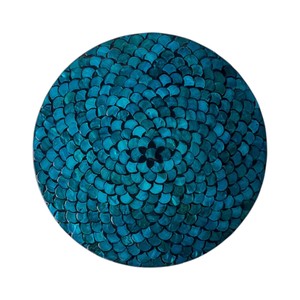 Capiz Shell Inlay Spinning Tray - Product Image 1