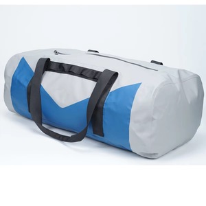 Bolsa de Lona Gris y Azul de 600D, 50-70L, con Asas Dobles y Cierre de Cremallera - Product Image 5