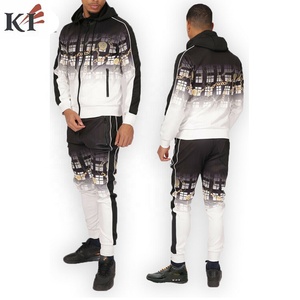 Diseño de Logotipo Personalizado, Crea Tu Propio Conjunto Deportivo de 2 Piezas para Hombre, Ropa de Gimnasio, Chándal para Correr, Estilo Americano - Product Image 4