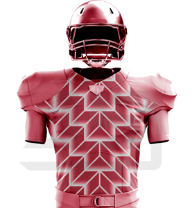 เสื้อกีฬา JAMEZ SPORTS รุ่น Touchdown Scoring สำหรับผู้ใหญ่ แบบยูนิเซ็กซ์ คอวี แขนสั้น ผลิตจากผ้าโพลีเอสเตอร์/คอตตอน 100% ระบายอากาศได้ดี พร้อมลายปัก - Product Image 1