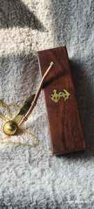 Sifflet de marin en laiton antique poli |   Objet de collection de signalisation nautique marine - Product Image 5