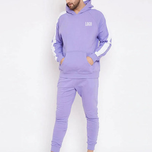 Ensemble de survêtement décontracté à capuche pour homme, style hip-hop, écoresponsable, à manches longues, pour le jogging en extérieur, hiver - Product Image 1