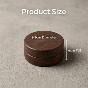 <b>Vintage</b> Customized Wooden and Metal <b>Ashtray</b> with Deep Bowl Smoking Holder for Cigarette Cigar Tabletop Decoration - Product Image 2