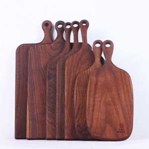 Planche à découper en bois massif naturel, forme rectangulaire, pour la cuisine, écologique, passe au lave-vaisselle - Product Image 1