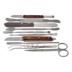 10x Suministros de Laboratorio Dental: Juego de Herramientas de Acero Inoxidable para Modelar Cera, Espátulas de Mezcla, Cuchillos para Cera y Alginato, Kit para Odontólogos - Product Image 3