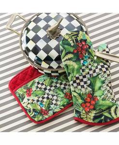 Casserole de 2.5 pintes émaillée Courtly Check | MacKenzie-Childs - Product Image 2