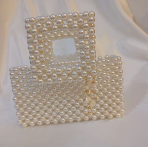 Lujo perla con cuentas hombro boda embrague bolsos gran noche personalizado playa bolso de lujo bolso de las mujeres - Product Image 4