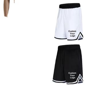Pantalones cortos de malla para hombre de tendencia, Bermudas con logotipo personalizado, pantalones cortos deportivos informales de verano para correr, 100% algodón para pantalones cortos de baloncesto al aire libre - Product Image 5