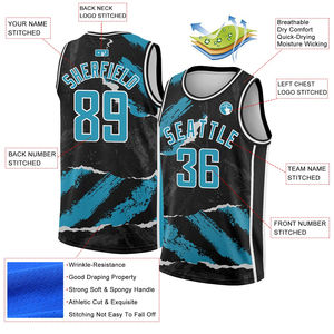 Camiseta de Baloncesto para Entrenamiento, Último Modelo, Logotipo Personalizado, Reversible, Impresión por Transferencia de Calor, Color Personalizado, Tallas Grandes, Venta al Por Mayor - Product Image 2