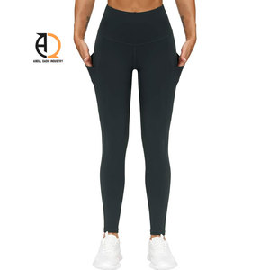 Leggings de sport d'hiver taille haute sans couture pour femme, longs, pour le yoga, vente en gros - Product Image 5