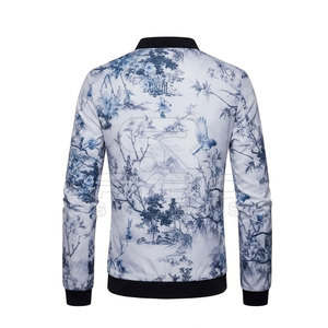 High Quality Streetwear Style Men Sublimation Varsity <b>Jackets</b> With Ribbed Cuffs Everyday Comfort Men's <b>Jackets</b> - Product Image 2