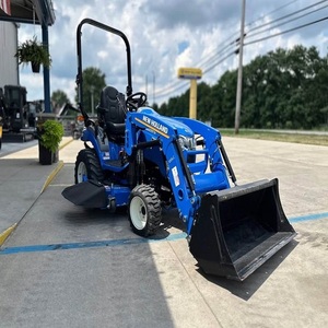 Tracteur compact New Holland WORKMASTER 25S 4WD d'origine avec chargeur frontal et arrière, moteur 100 CV, faible coût - Product Image 5