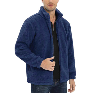 <b>Men's</b> TrailReady Gray Fleece <b>Jacket</b> —Cozy heather-gray full‑zip fleece easy layering, all‑day comfort Fleece ODM Supplier - Product Image 3
