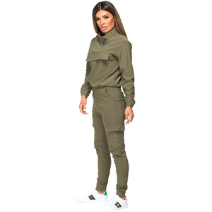 NOUVEAU SWEATSHIRT À CAPUQUE TENDANCE POUR FEMMES AVEC POCHES, DESIGN CREATIF, GRANDE TAILLE, 100% COTON, FORRÉ DE POLAR, CASUAL, HIVER, ANTI-VENT - Product Image 3