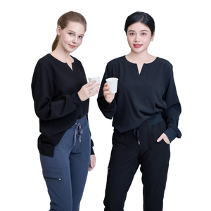 Tenues médicales VN FACTORY pour femmes, ensembles de blouses d'infirmière à jambes larges, uniformes pour soignants, vêtements d'hôpital unisexes de haute qualité - Échantillon gratuit - Product Image 2