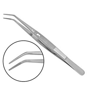 Pinzas Dentales de Acero Inoxidable, Pinzas de Precisión para Algodón, para Clínicas Dentales, Procedimientos Quirúrgicos y Aplicaciones de Laboratorio - Product Image 3